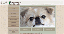 Desktop Screenshot of forestridgekennel.com